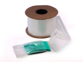 Lay Flat Poly Bags on Rolls