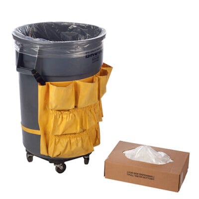 Flat Packed Low Density Can Liners