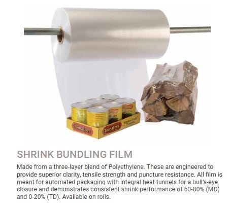 Shrink Bundling Poly Film