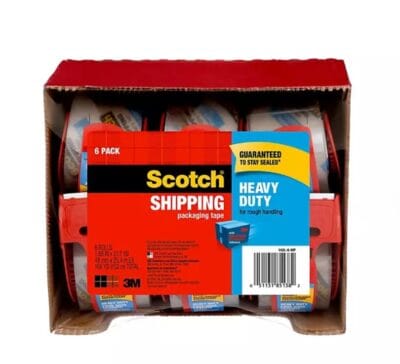 6-pack Scotch Shipping Tape