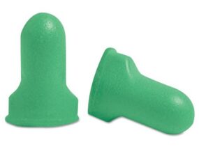 MAXIMUM LITE Disp Earplugs, Foam, Green, Uncorded