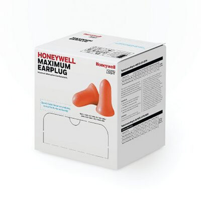 MAX Disposable Earplugs Foam Coral Uncorded Dispenser Box
