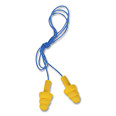 E-A-R™ Ultrafit™ Earplugs Elastomeric Yellow Corded