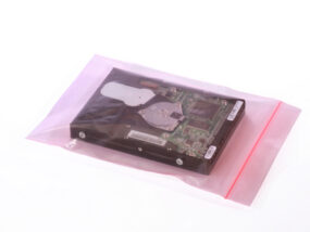 Pink Anti-Static Zip Top Bags