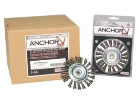 abrasive knot wire wheel