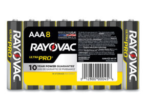 Rayovac AAA 8 Pack Batteries