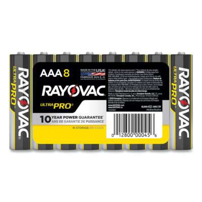Rayovac AAA 8 Pack Batteries