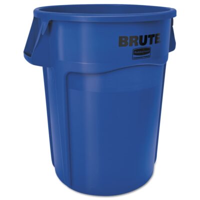 Brute 32 gal container blue