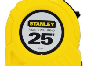 Fractional Read Tape Measure Stanley