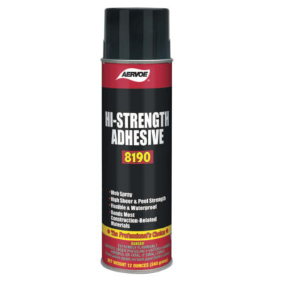 High Strength Adhesive Aerosol